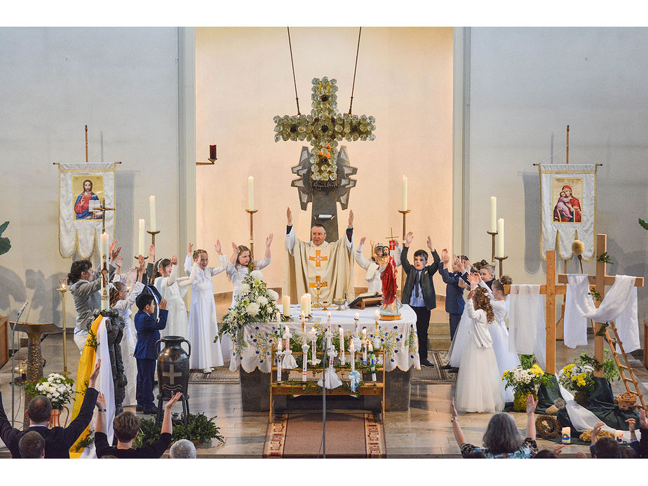 Feier der 1. Heiligen Kommunion in Sankt Maria (Foto: Michael Bohl)